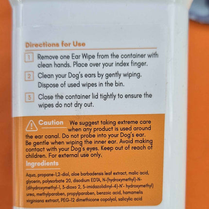 Our Dogs Life Ear Wipes – Aloe Vera