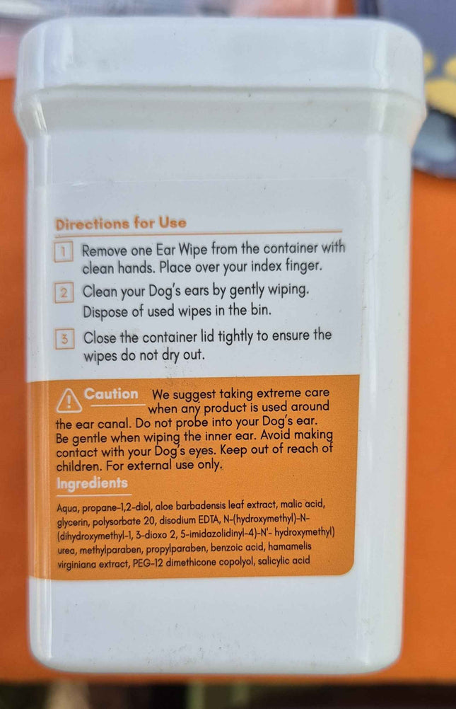Our Dogs Life Ear Wipes – Aloe Vera