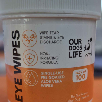 Our Dogs Life Eye Wipes
