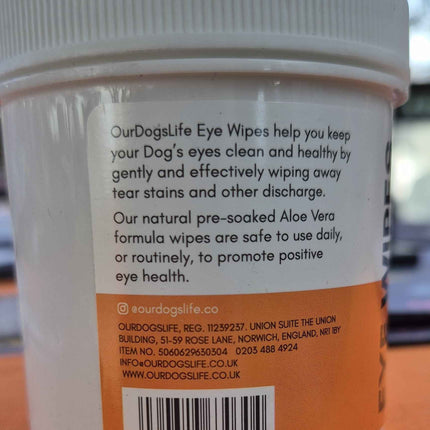 Our Dogs Life Eye Wipes