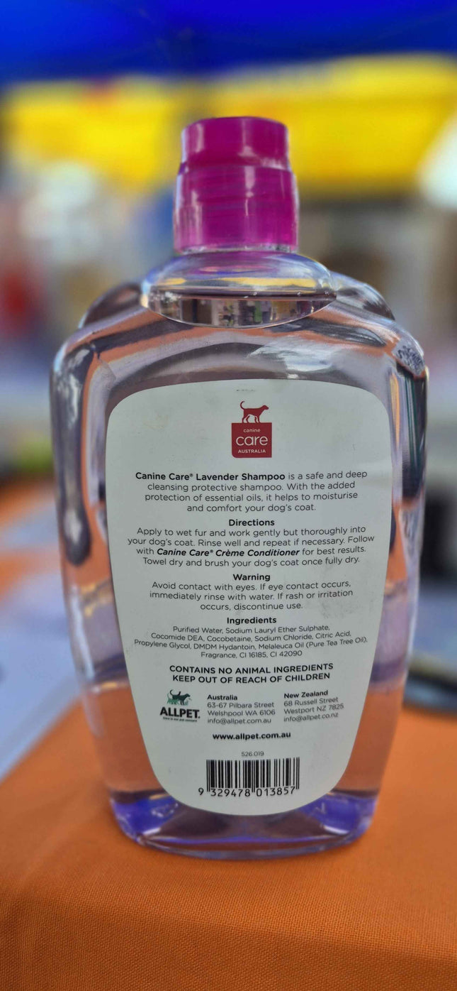 Canine Care Showtime Lavender Shampoo