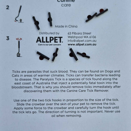 Canine Care Tick Remover Set