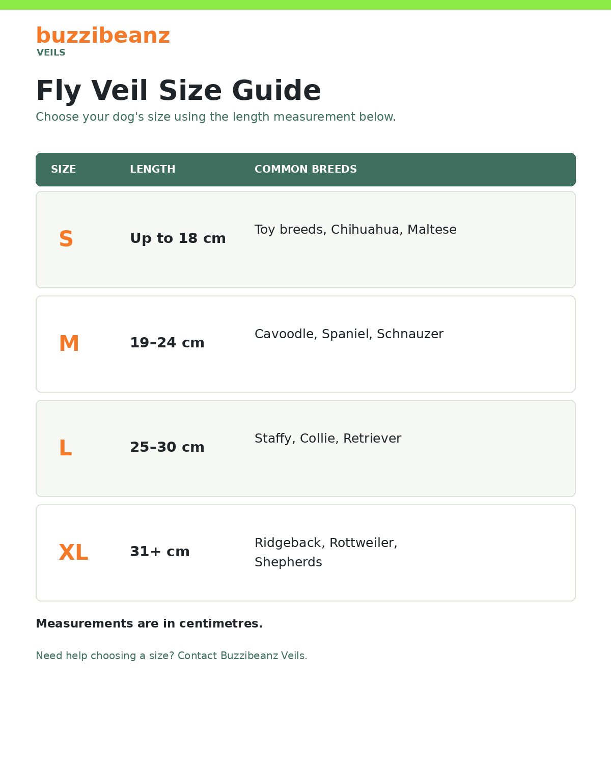 size guide