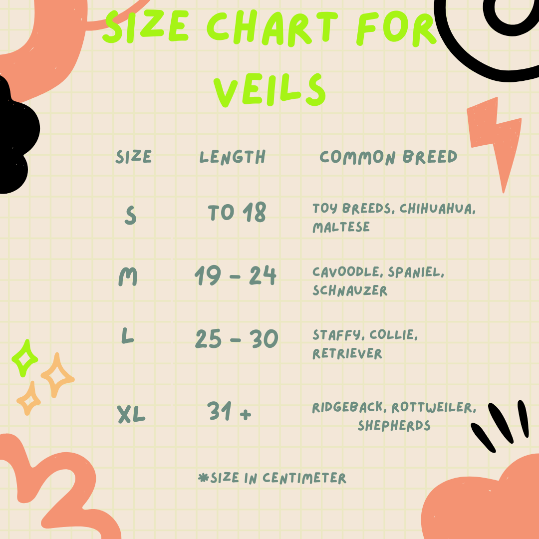 veil size chart